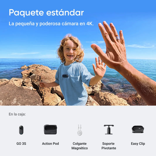 Insta360 GO 3S Standard Edition Midnight Black 4K 64GB