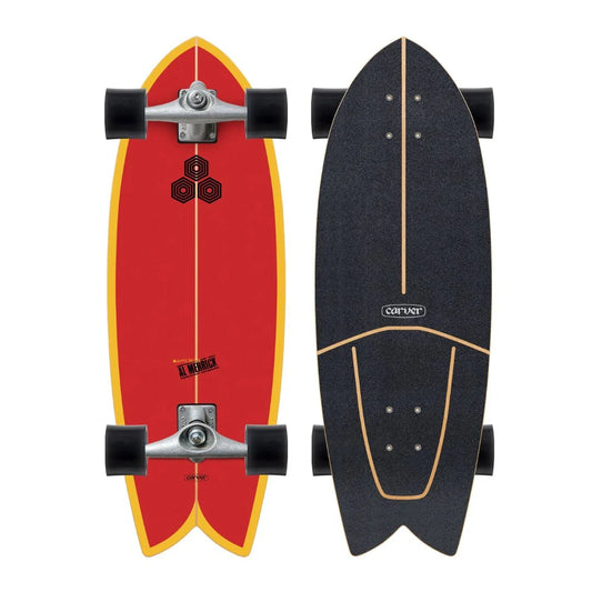 Carver x Channel Islands Fish 29,25" | Surfskate Completo C7 | Carving de Alto Rendimiento Sensación Surf