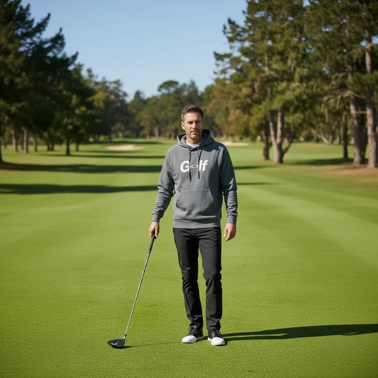Oakley Golf Mind Hoodie | Buzo Canguro Golf Hombre | UPF 30+ Algodón BCI