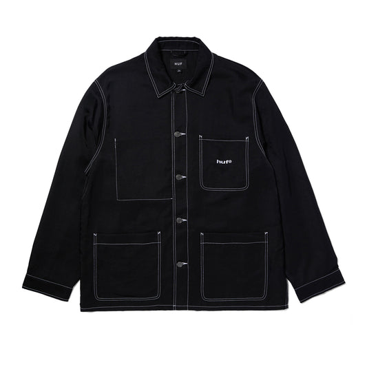 CONTRAST NYLON CHORE JACKET