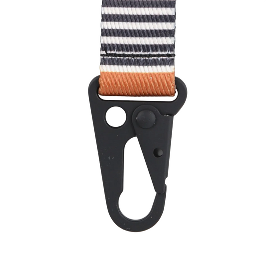 Llavero Thread Keychain Clip Cuero Genuino - Herrajes Metálicos