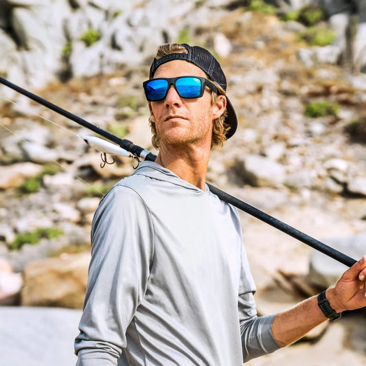 Costa Lido | Matte Black Blue Mirror | Lentes Polarizados 580G