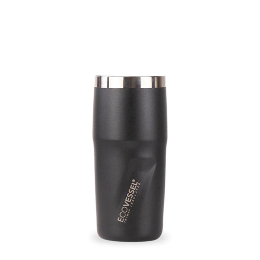 METRO VASO TERMICO ACERO INOXIDABLE TRIMAX CON TAPA BLACK SHADOW 16 oz/ 473ml