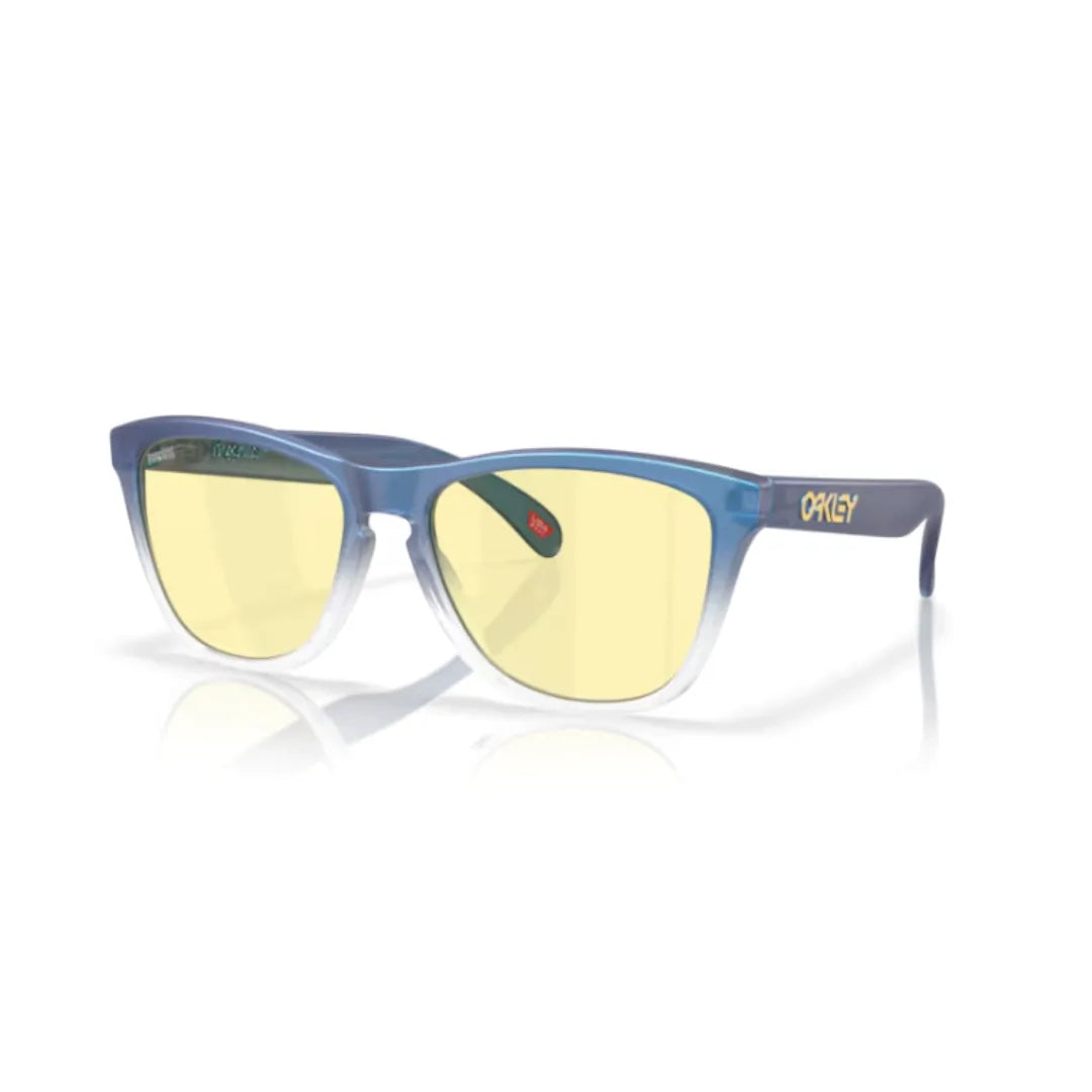 Oakley Frogskins X Fortnite OO9013-M455 – Montura Matte Cyan/Blue/Clear Shift Fade con lentes Prizm Gaming 2.0