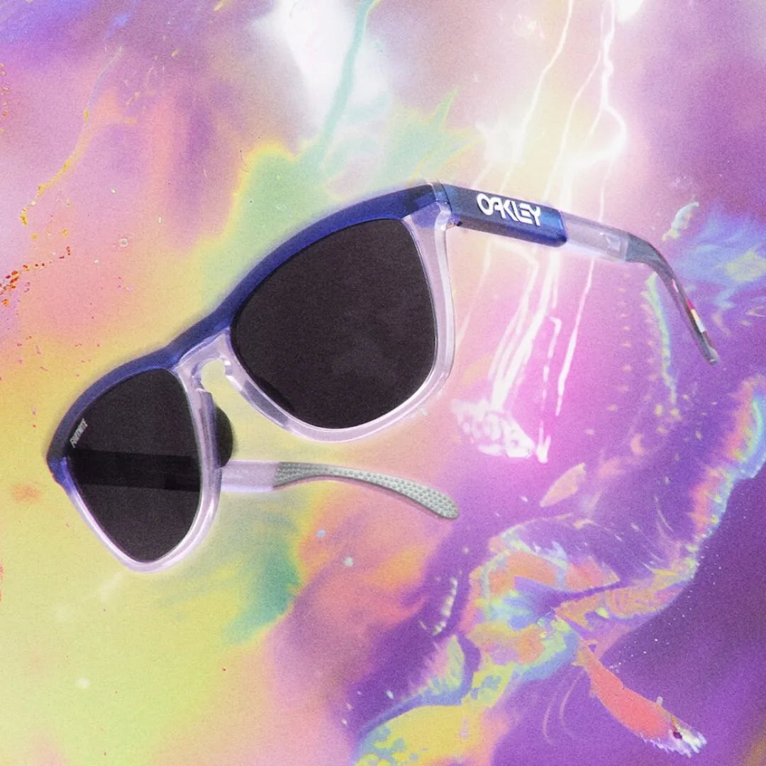 Oakley x Fortnite Brite Bomber Frogskins Range OO9284-1655 – Montura Matte Transparent Blue con lentes Prizm Black