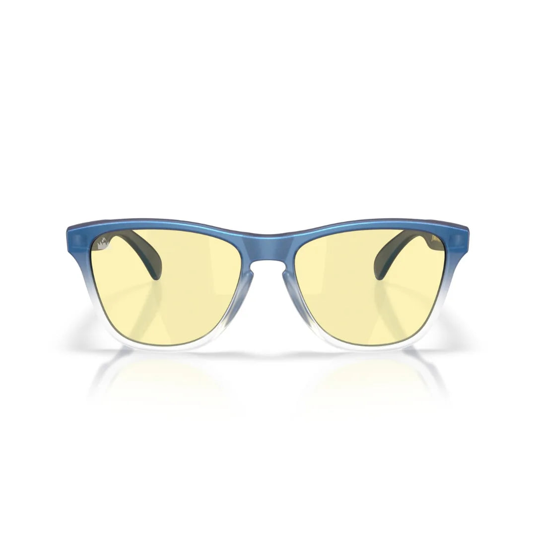 Oakley Frogskins S X Fortnite OO9508-0753 – Montura Matte Cyan/Blue/Clear Shift Fade con lentes Prizm Gaming 2.0