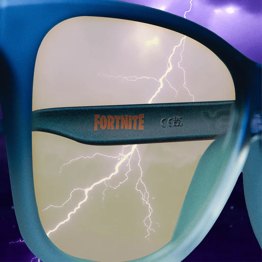 Oakley Frogskins S X Fortnite | Lentes Matte Cyan/Blue/Clear Shift Fade / Prizm Gaming 2.0