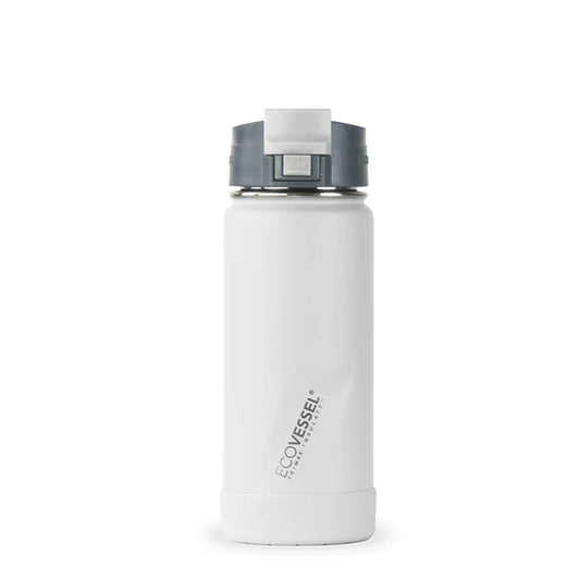 ECOVESSEL PERK TERMO ACERO INOXIDABLE TRIMAX WHITEOUT 16 oz/ 473ml