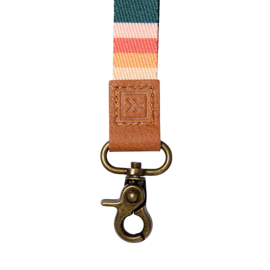 Llavero de Muñeca Thread Wrist Lanyard - Cuero Genuino