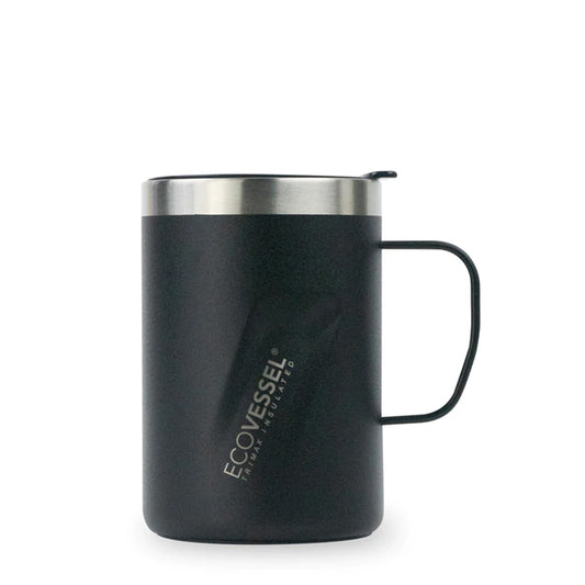 TRANSIT TAZA ACERO INOXIDABLE TRIMAX CON TAPA BLACK SHADOW 12 oz/355ml