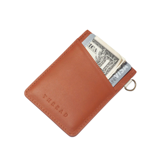 Billetera Thread Minimalista Vertical Wallet - con Protección RFID