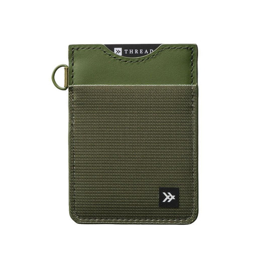VERTICAL WALLET OLIVE