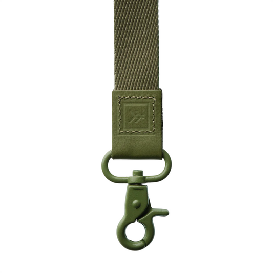 Llavero de Muñeca Thread Wrist Lanyard - Cuero Genuino