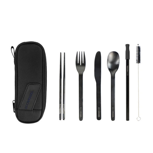 WANDERWARE SET DE UTENSILIOS ACERO INOXIDABLE 6 PIEZAS CON ESTUCHE