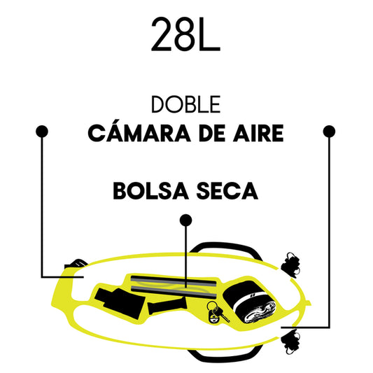 BOYA DE SEGURIDAD AQUON DRY BAG 28 LITROS