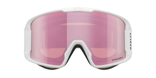 Oakley Line Miner L | Matte White Prizm Rose Gold Iridium | Antiparras Ski Snow