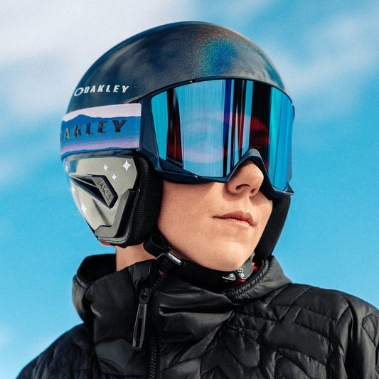 Oakley Flow Scape M | Antiparras Mikaela Shiffrin Signature Prizm Snow Sapphire + Lente Extra Iced