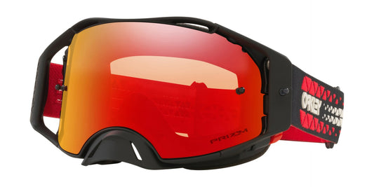 AIRBRAKE MX MATTE BLACK/RED COLORSHIFT PRIZM MX TORCH IRIDIUM