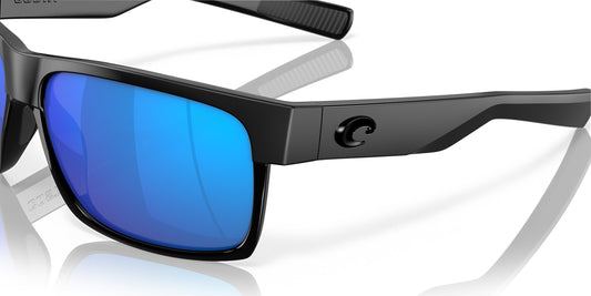 Costa Half Moon | Shiny Black Blue Mirror | Lentes Polarizados 580G