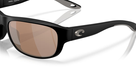 Costa Clipperton | Matte Black Copper Silver Mirror | |Lentes Polarizados 580G