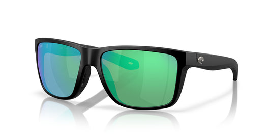 BROADBILL II MATTE BLACK GREEN MIRROR POLARIZED 580G