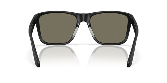 LOS ALIJOS MATTE BLACK BLUE MIRROR POLARIZED 580G