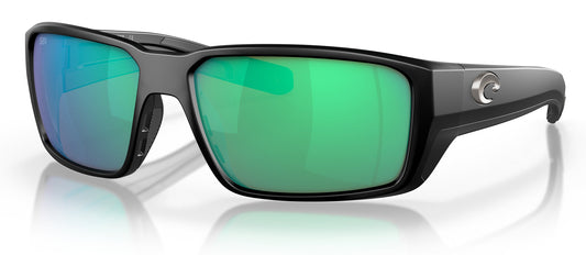 FANTAIL PRO MATTE BLACK GREEN MIRROR POLARIZED 580G