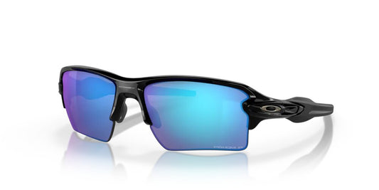 FLAK 2.0 XL POLISHED BLACK PRIZM SAPPHIRE POLARIZED