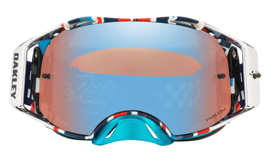 AIRBRAKE MX TROY LEE DESIGNS QUATTRO RWB PRIZM MX SAPPHIRE IRIDIUM