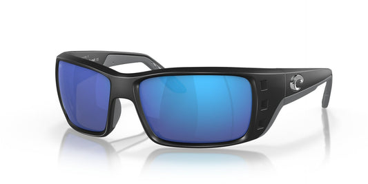 PERMIT MATTE BLACK BLUE MIRROR POLARIZED 580G