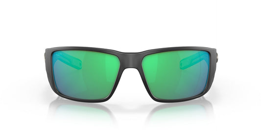 BLACKFIN PRO MATTE BLACK GREEN MIRROR POLARIZED 580G