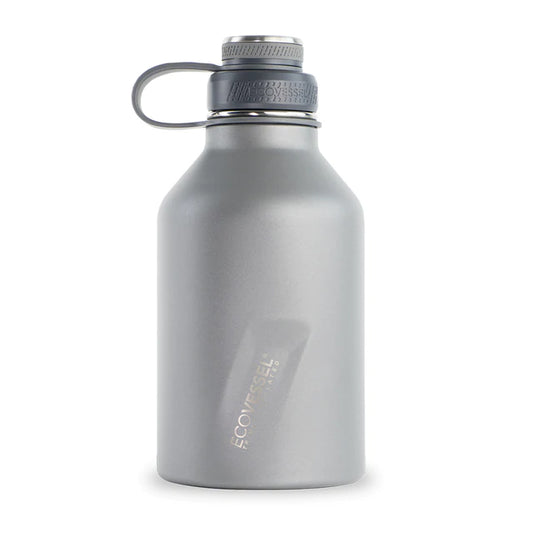 THE BOSS INSULATED GROWLER TERMO CON INFUSOR SLATE GRAY 64 oz/ 1.9 L