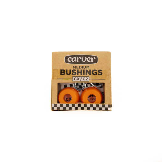 Carver CX/C2 Medium Bushing Set 84A – Bujes Intermedios para Surfskate (Orange Glo)