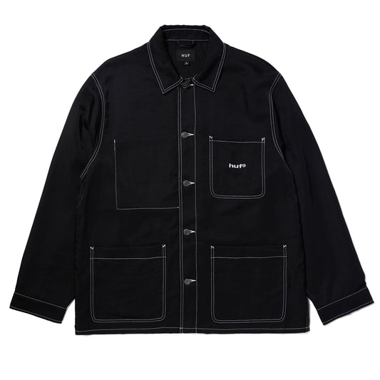 CONTRAST NYLON CHORE JACKET