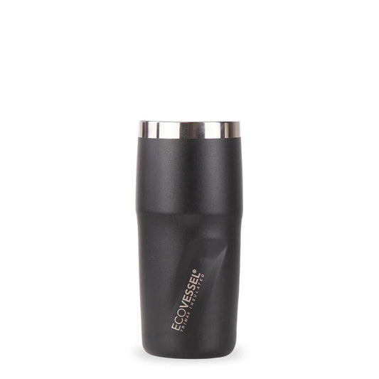 METRO VASO TERMICO ACERO INOXIDABLE TRIMAX CON TAPA BLACK SHADOW 16 oz/ 473ml