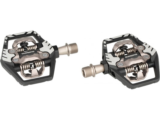 PEDALES SHIMANO DEORE XT M8120 CON TRABAS SH51 PLATAFORMA