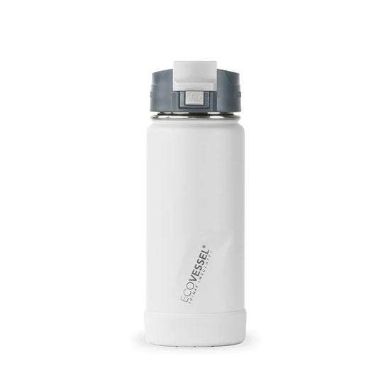 ECOVESSEL PERK TERMO ACERO INOXIDABLE TRIMAX WHITEOUT 16 oz/ 473ml