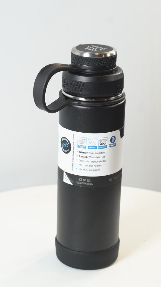 BOULDER TERMO ACERO INOXIDABLE TRIMAX CON INFUSOR BLACK SHADOW 20 oz/ 591 ml