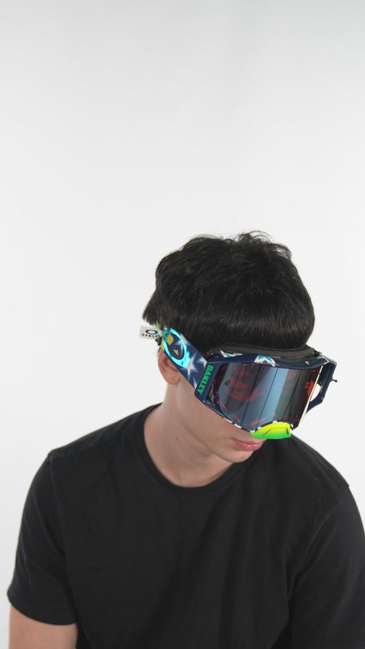 AIRBRAKE MX BLUE TROY LEE DESIGNS SERIES GOGGLES