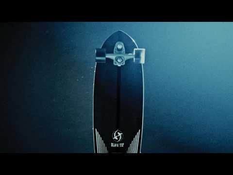 Carver Black Tip Carbon Fiber 32,5" | Surfskate Completo C7 | Colección 30 Años de Innovación