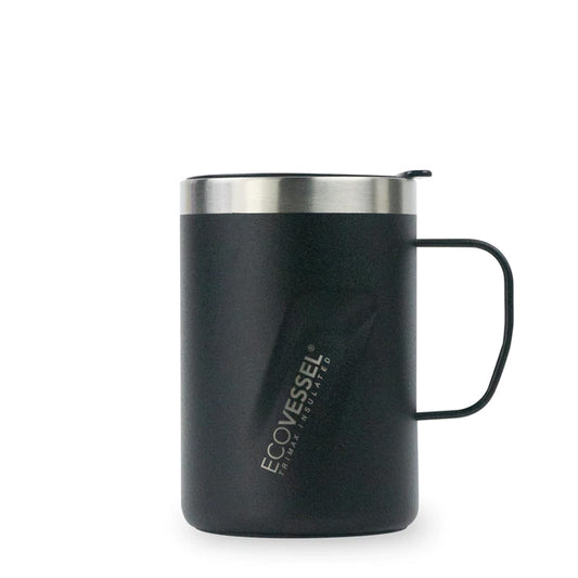 TRANSIT TAZA ACERO INOXIDABLE TRIMAX CON TAPA BLACK SHADOW 12 oz/355ml