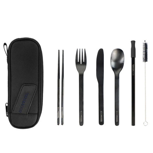 WANDERWARE SET DE UTENSILIOS ACERO INOXIDABLE 6 PIEZAS CON ESTUCHE